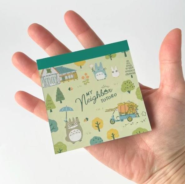 MON VOISIN TOTORO - Totoro Forêt - Bloc Mémo 7.5x7.5cm - 2