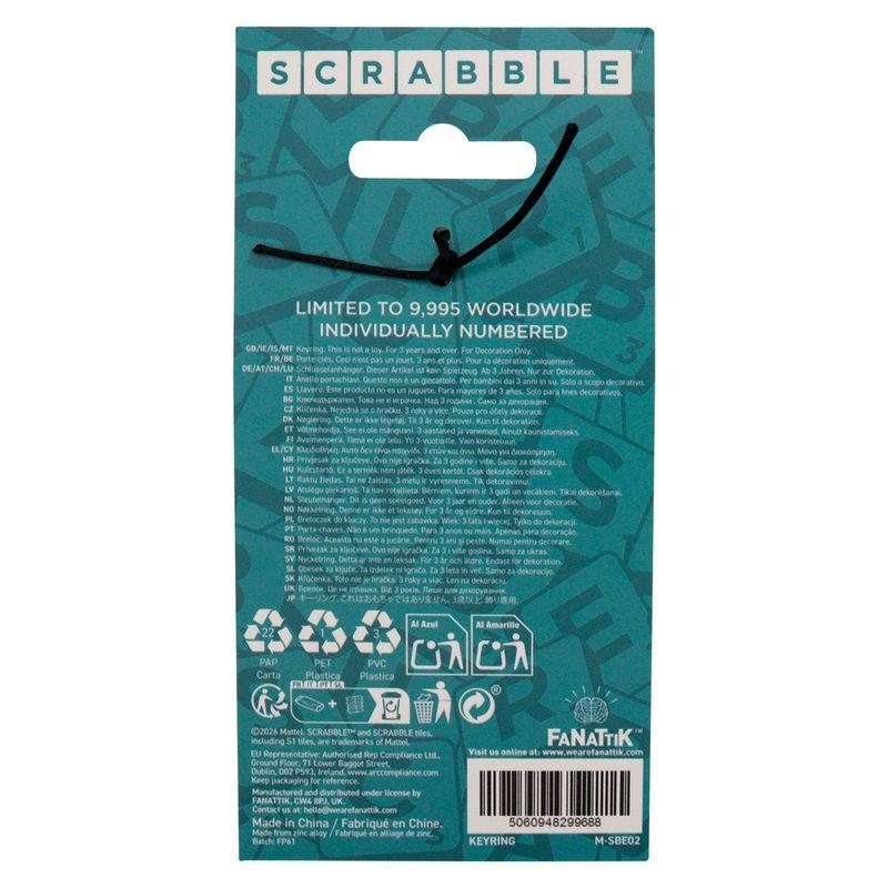 SCRABBLE - Keys - Limited Edition Keyring - 4