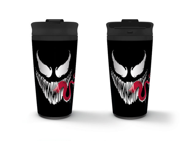 VENOM - Face - Metal Travel Mug_IMAGE_1