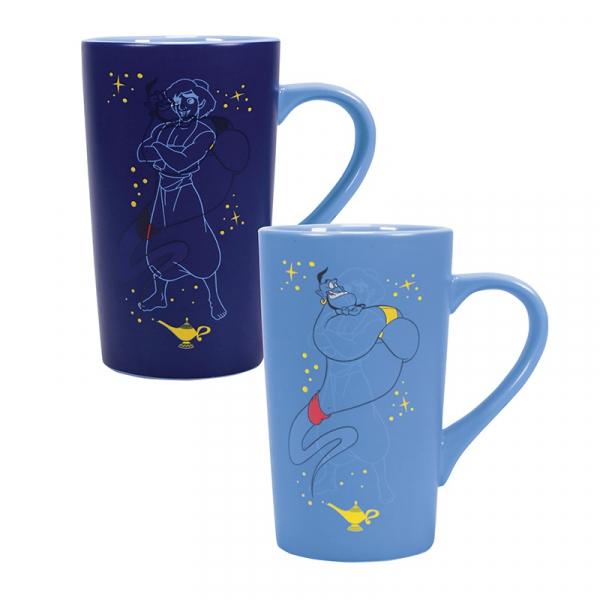 DISNEY - Aladdin Heat Changing Latte Mug - Aladdin & Genie - 2