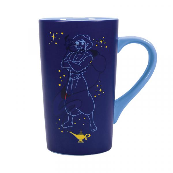 DISNEY - Aladdin Heat Changing Latte Mug - Aladdin & Genie - 4