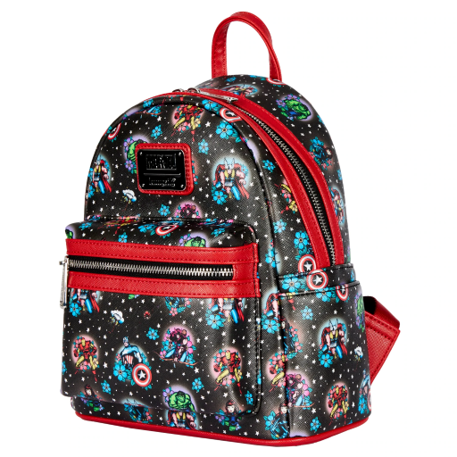 MARVEL - Avengers Tattoo - Backpack LoungeFly '23x25x11cm' - 3