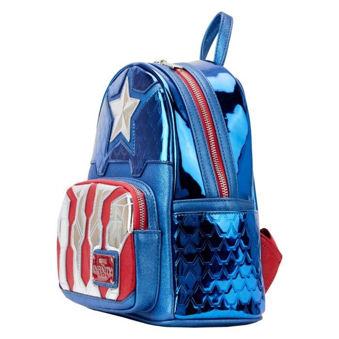 MARVEL - Shine Captain America Cosplay - Mini Sac à Dos Loungefly - 2
