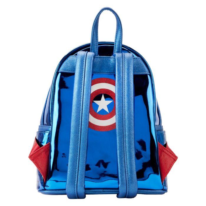 MARVEL - Shine Captain America Cosplay - Mini Sac à Dos Loungefly - 4