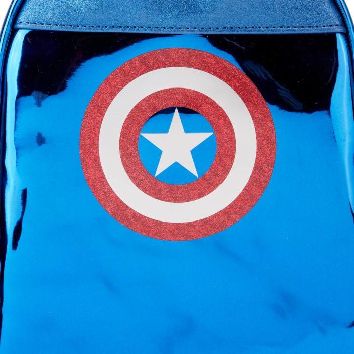 MARVEL - Shine Captain America Cosplay - Mini Sac à Dos Loungefly - 5