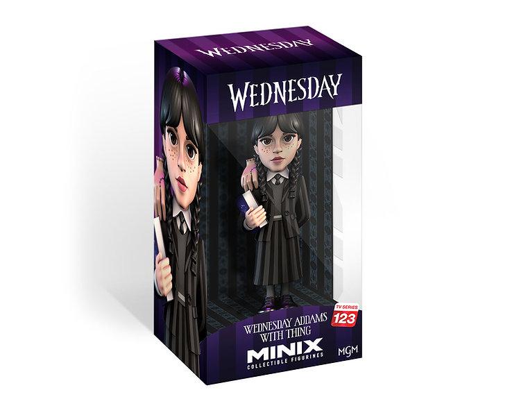 MERCREDI - Mercredi Adams avec la Chose - Figurine Minix #123 12cm - 2