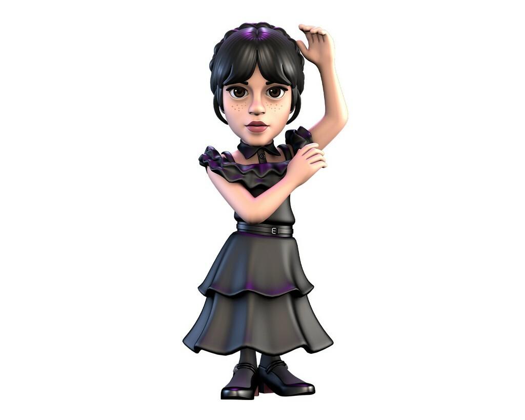 MERCREDI - Mercredi Addams en robe de bal - Figurine Minix 12cm - 3