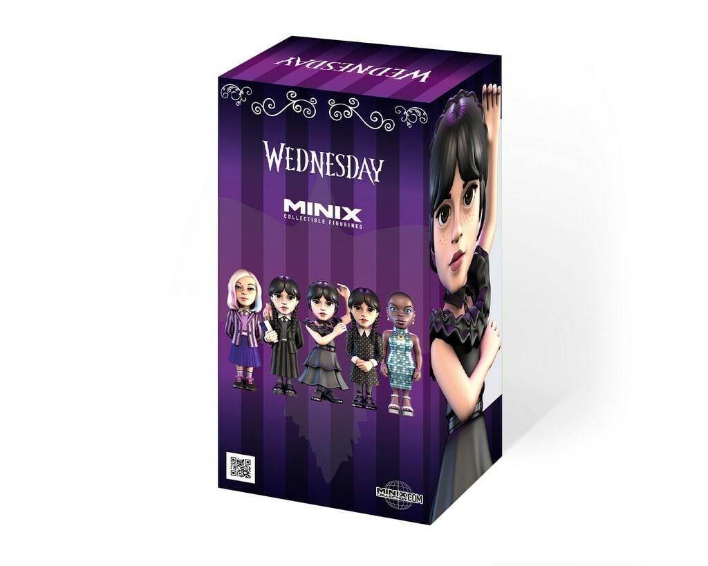 MERCREDI - Mercredi Addams en robe de bal - Figurine Minix 12cm - 4