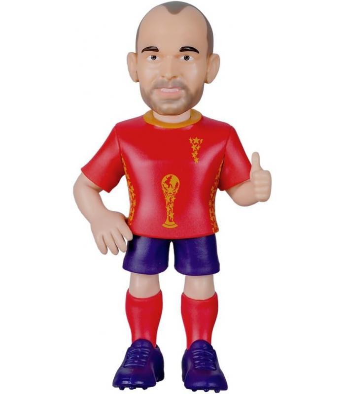 ESPAGNE - Iniesta - Figurine Minix Coupe du Monde des Légendes 12cm - 3