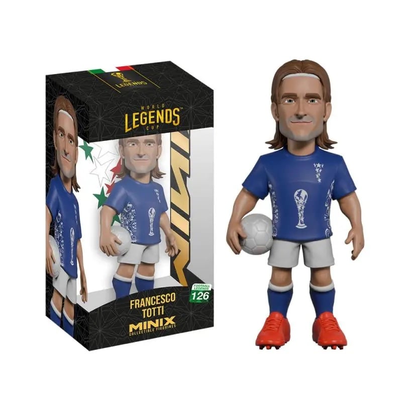 ITALY - Totti - Figure Minix World Legends Cup 12cm : ShopForGeek