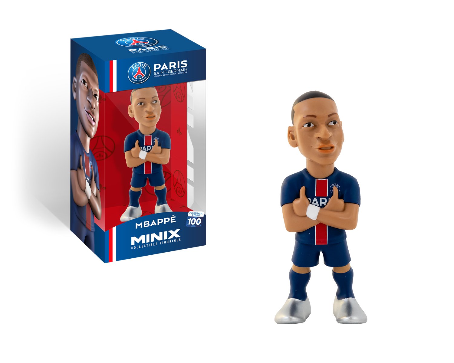 PSG - Kylian Mbappé 007 - Figurine Minix 12cm : : Figurine  Minix Football