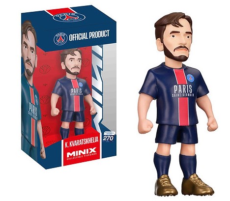 PSG - Kvarayskhelia - Figure Minix 12cm : ShopForGeek.com
