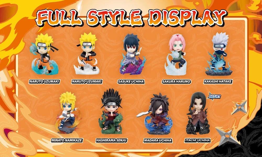 NARUTO SHIPPUDEN - Great Ninja Vol 1 - Blind Box Set 8 Figurine 10cm - 3