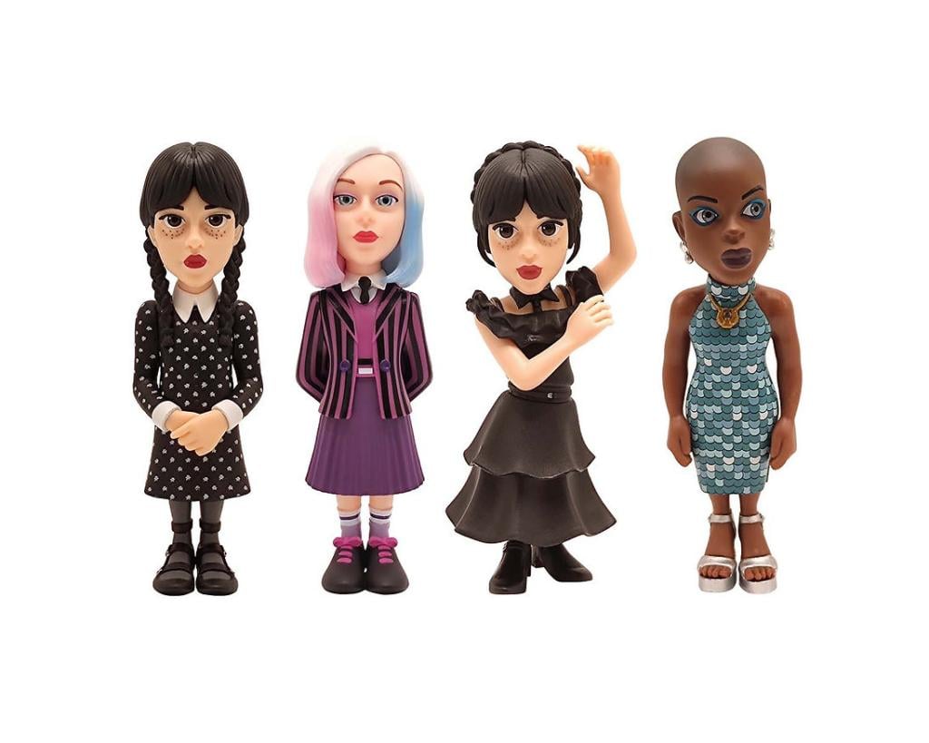 WEDNESDAY -Wednesday, Wednesday in dress,Enid,Bianca -4 Fig. Minix 7cm - 2
