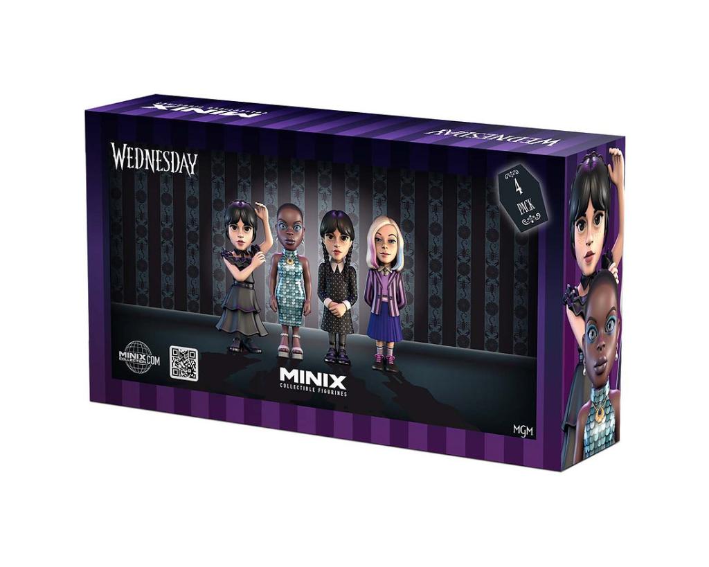 WEDNESDAY -Wednesday, Wednesday in dress,Enid,Bianca -4 Fig. Minix 7cm - 5