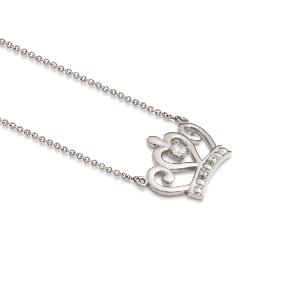 DISNEY METAL PRECIOUS - Princess Crown Necklace 'Sterling Silver' - 2