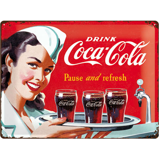 Coca-Cola The Eras 1960-1970 コレクションプレート 【公式通販】
