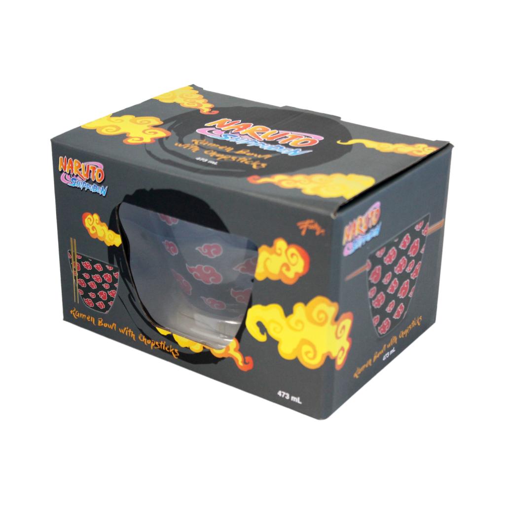 NARUTO - Bol à Ramen avec Baguette 470ml - Akatsuki Logo - 4