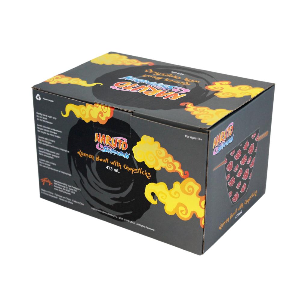 NARUTO - Bol à Ramen avec Baguette 470ml - Akatsuki Logo - 5