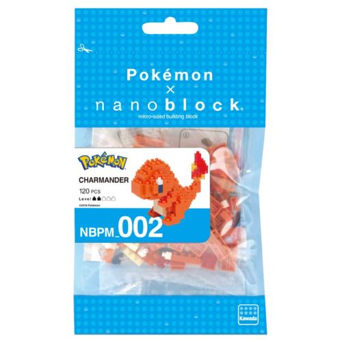 POKEMON - Salamèche - Figurine Nanoblock 10cm - 2