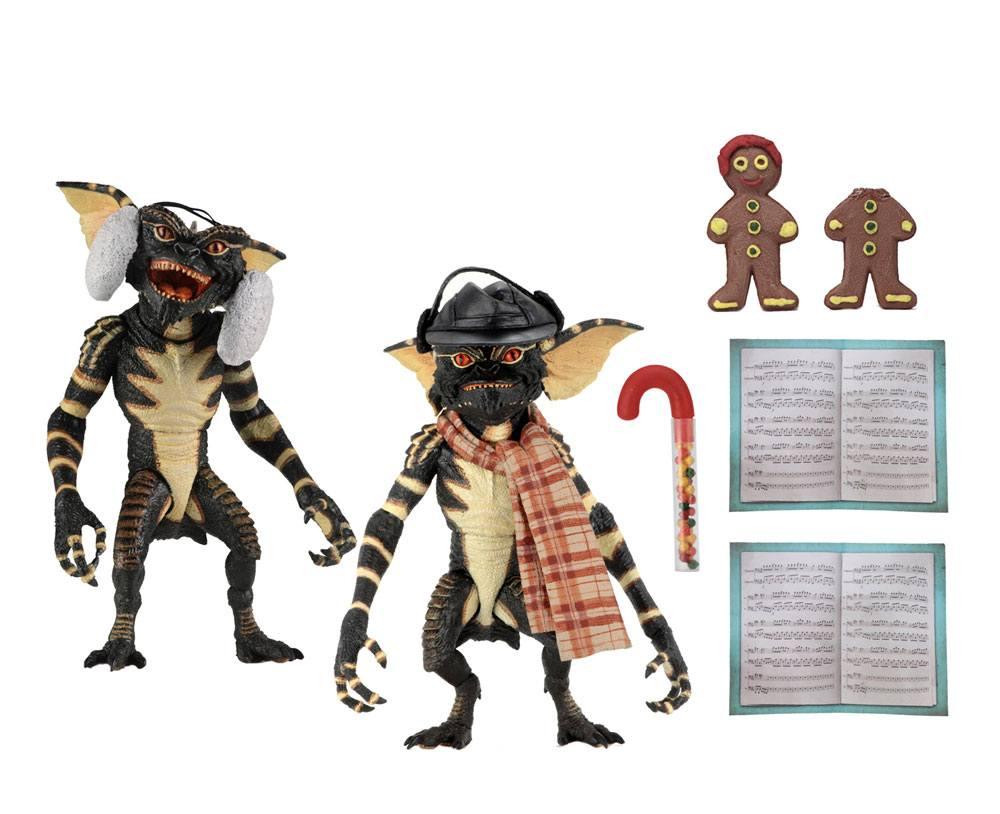 GREMLINS - 2 Figures Pack 15cm - Christmas Carol Winter Scene Set