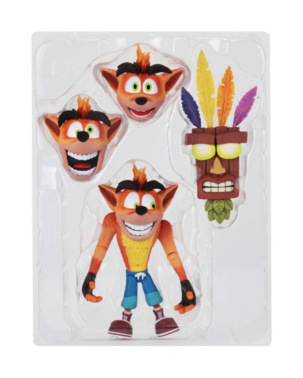 CRASH BANDICOOT - Ultra Deluxe - Crash & Aku AKu - 14cm