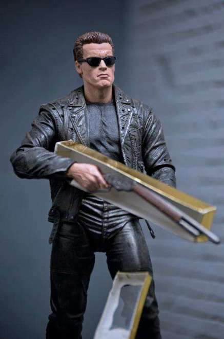 TERMINATOR Action Figure NECA T-800 25TH 3D Release