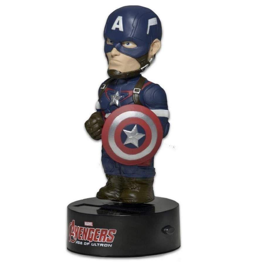 AVENGERS - Body Knocker - Cap. America Solar Powered - 16cm - 2