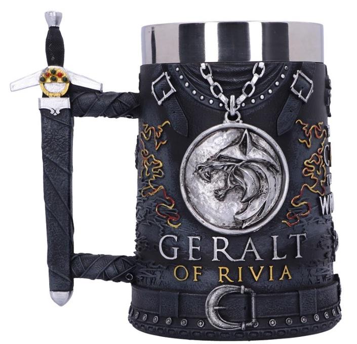 THE WITCHER - Geralt - Chope en résine 15.5cm - 3
