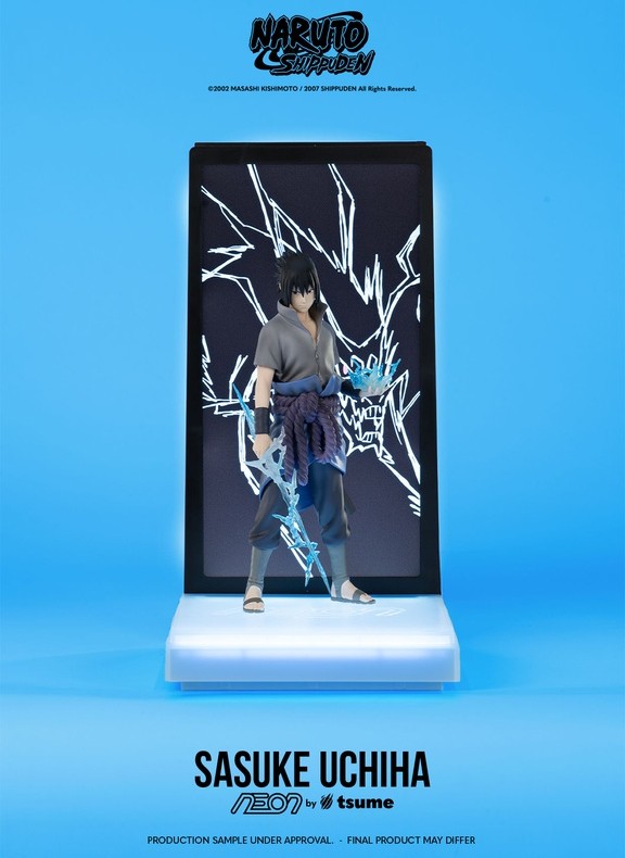 NARUTO - Sasuke Uchiha - Figurine Neon by Tsume 25cm
