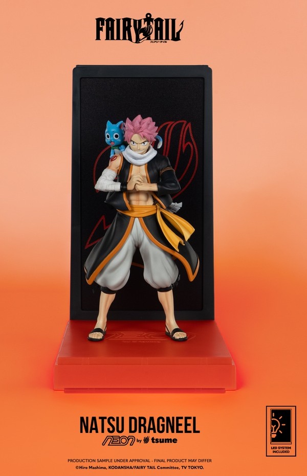 FAIRY TAIL - Natsu Dragneel - Figurine Neon by Tsume 25cm