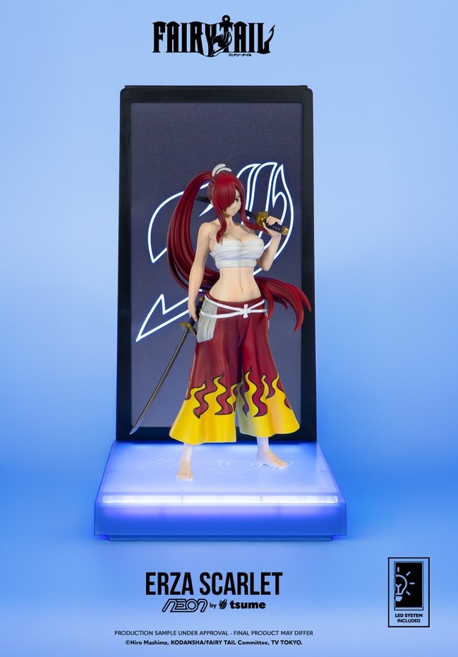 FAIRY TAIL - Erza Scarlet - Figurine Neon by Tsume 25cm