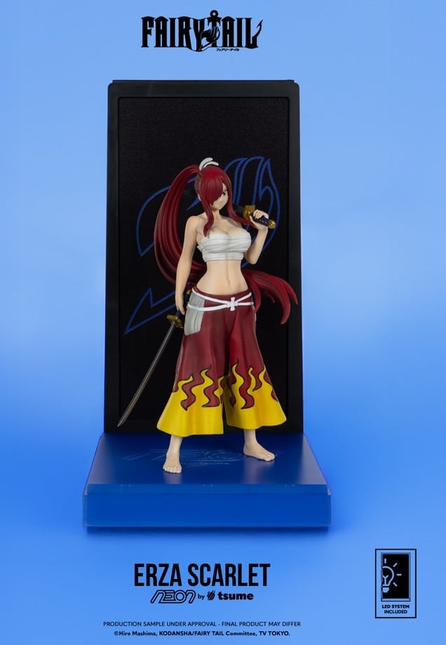 FAIRY TAIL - Erza Scarlet - Figurine Neon by Tsume 25cm