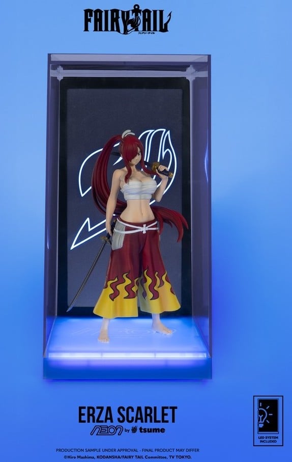 FAIRY TAIL - Erza Scarlet - Figurine Neon by Tsume 25cm