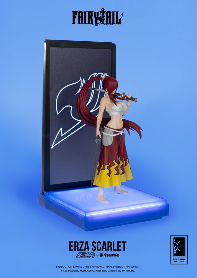 FAIRY TAIL - Erza Scarlet - Figurine Neon by Tsume 25cm