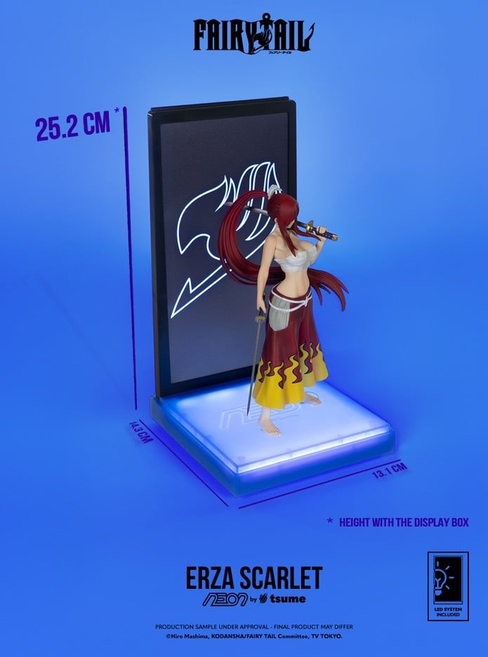 FAIRY TAIL - Erza Scarlet - Figurine Neon by Tsume 25cm