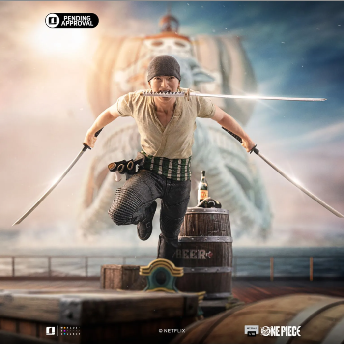 ONE PIECE NETFLIX  - Zoro - Statuette Art Scale 1/10 19.2cm - 2