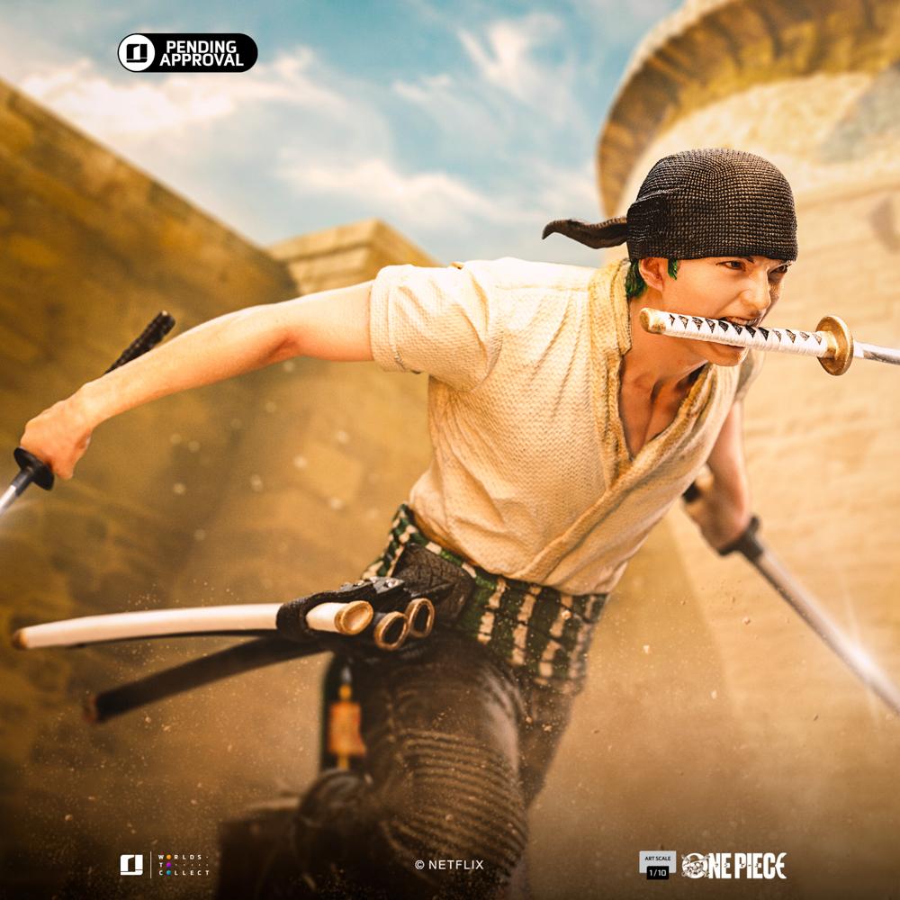 ONE PIECE NETFLIX  - Zoro - Statuette Art Scale 1/10 19.2cm - 3
