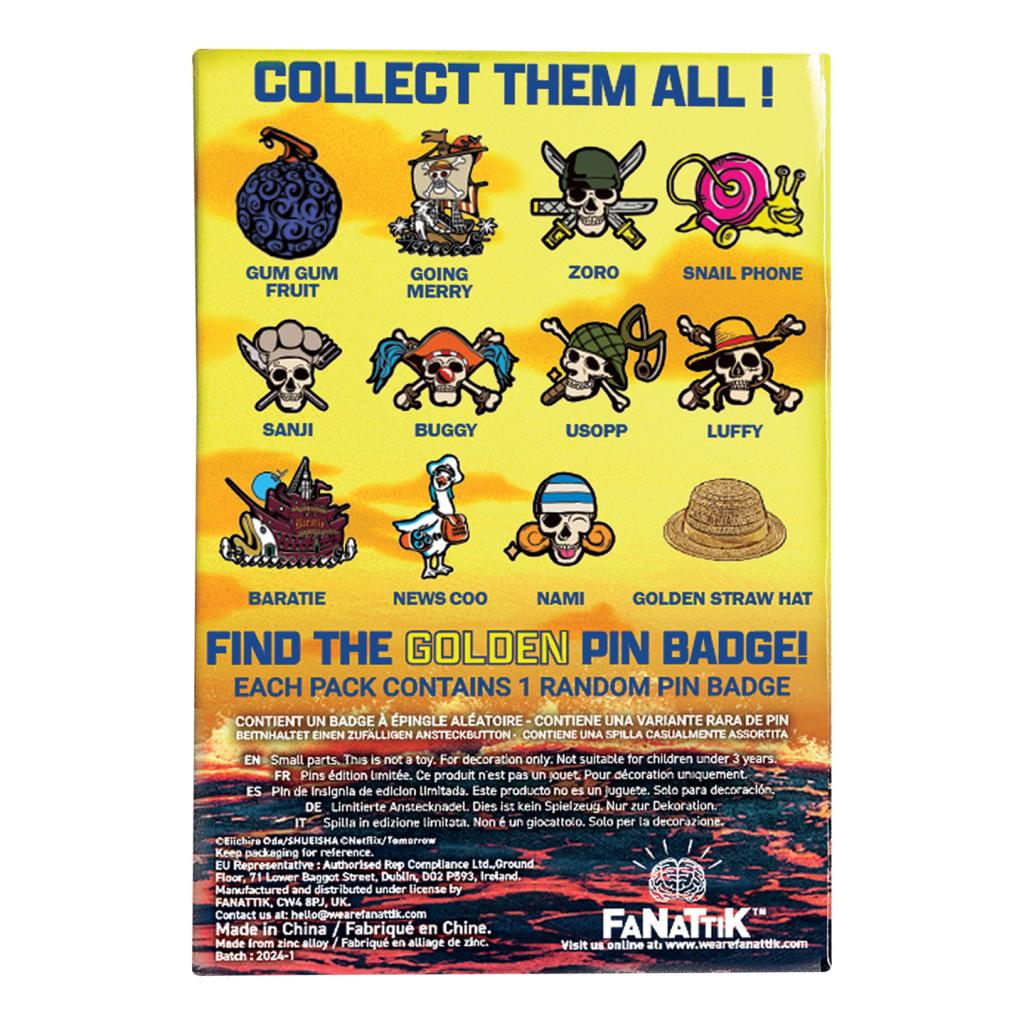 ONE PIECE NETFLIX - Mystery Box de 12 Pin's - 5