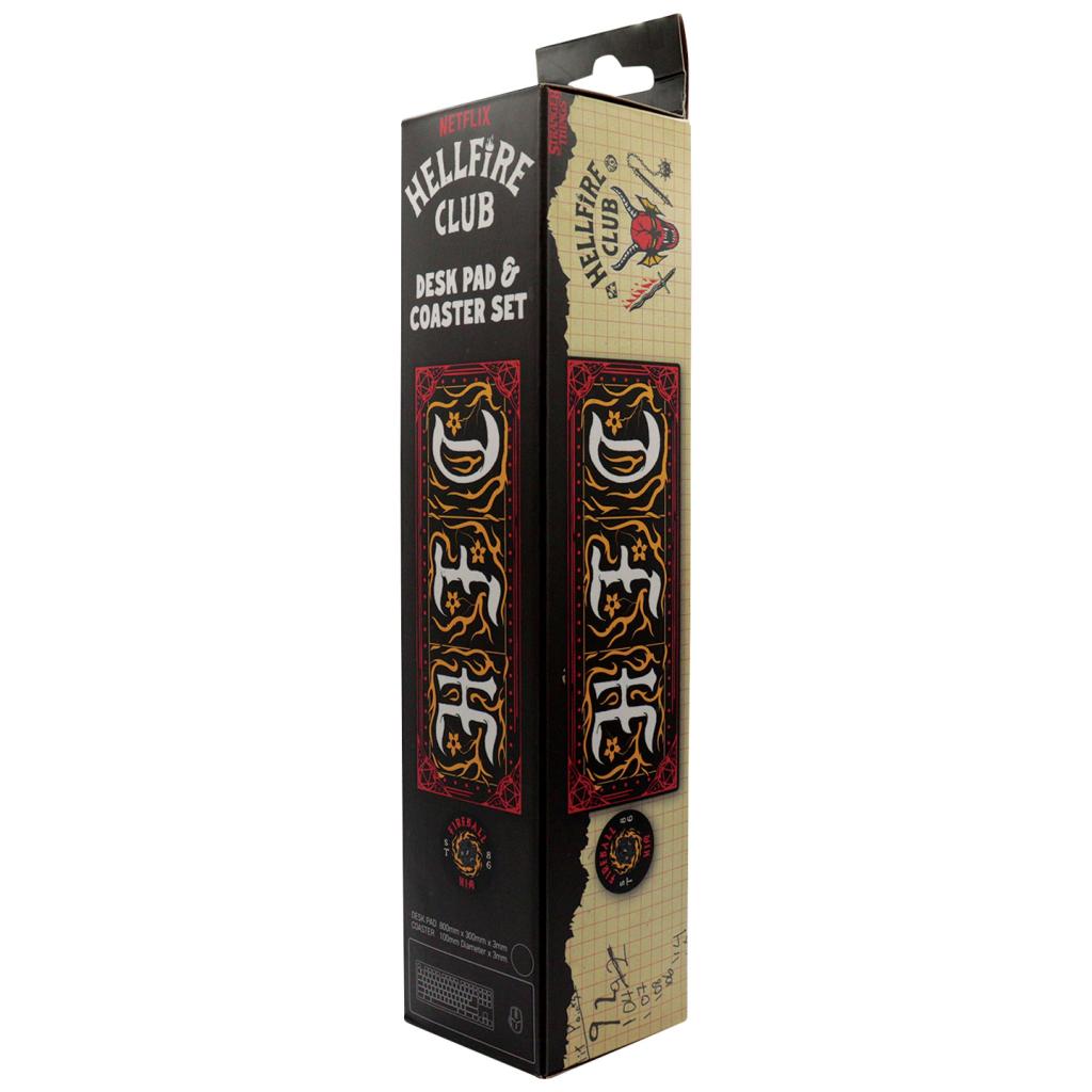 STRANGER THINGS - Hellfire Club - Tapis de Bureau XL + 1 Sous-Verre - 5
