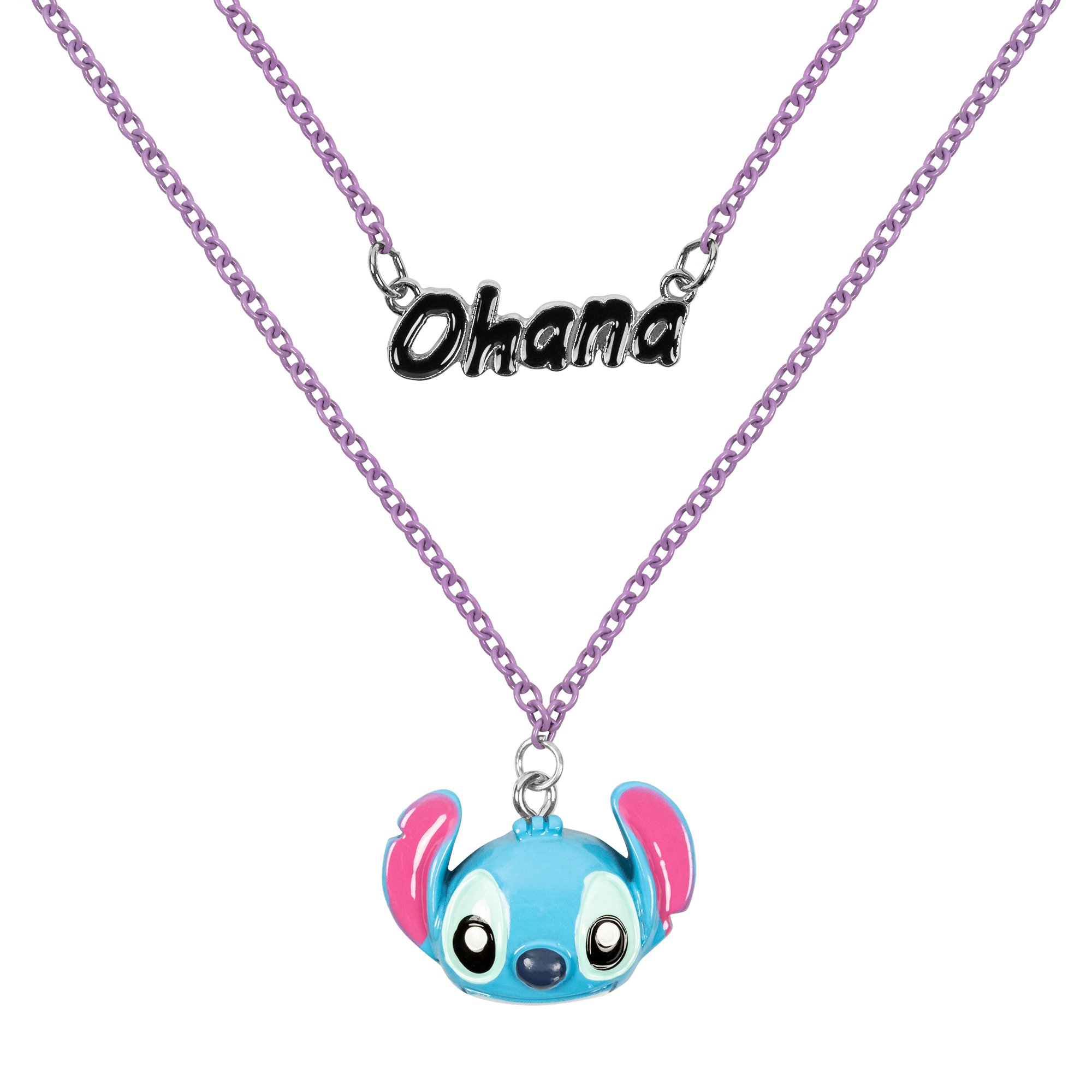 STITCH - Ohana - Collier + Pendentif 16mm 