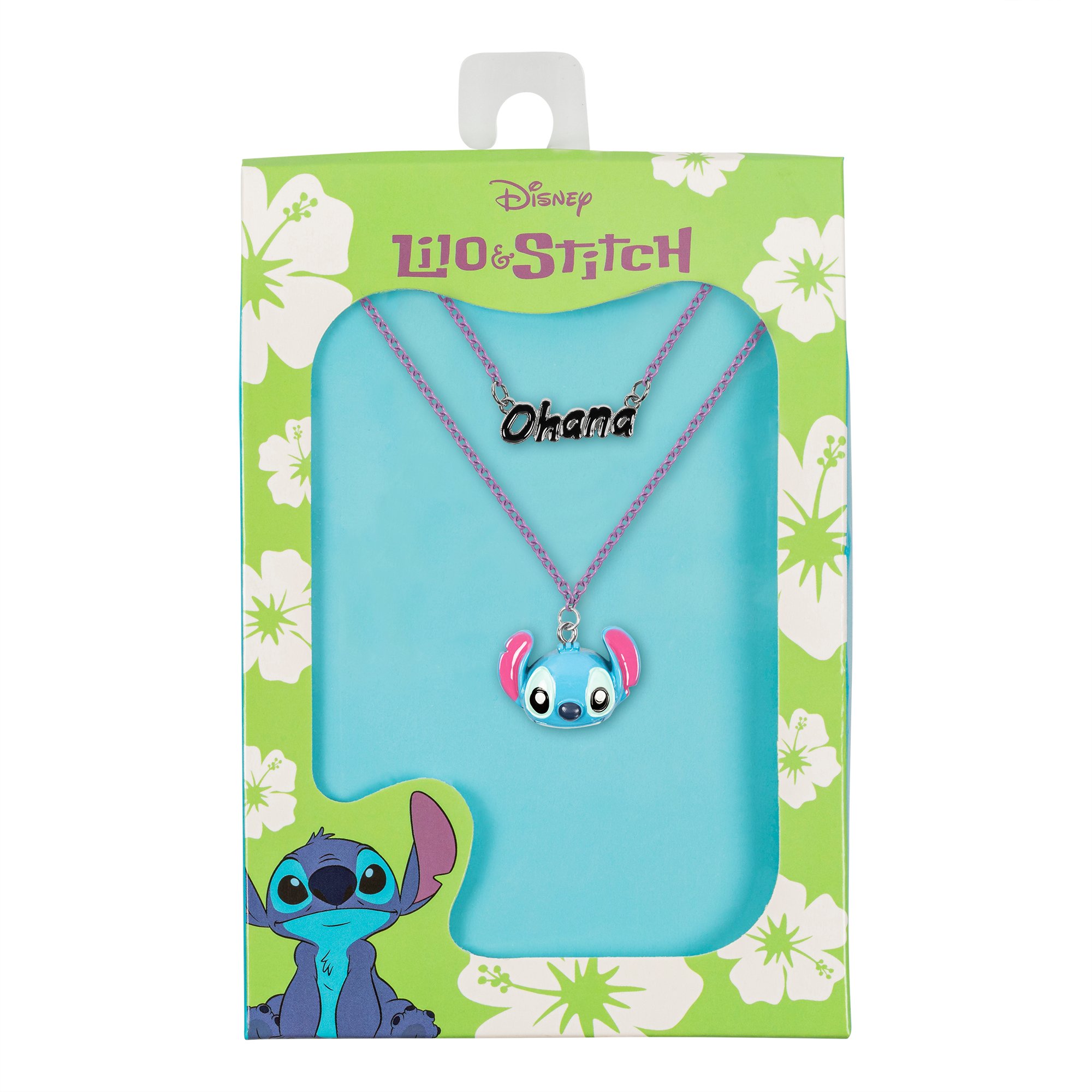 STITCH - Ohana - Collier + Pendentif 16mm : : Bijoux  Peershardy DISNEY