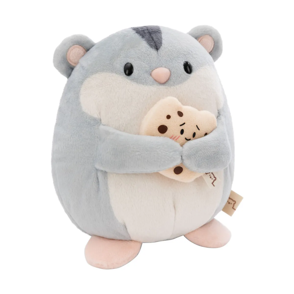 SUPER MOCHIE - Hamster Shai with Cookie - Plush 16cm - 2