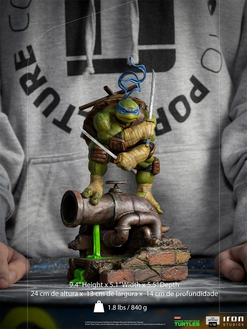 TMNT - Leonardo - Statuette  ArtScale BDS 1/10 24cm - 5