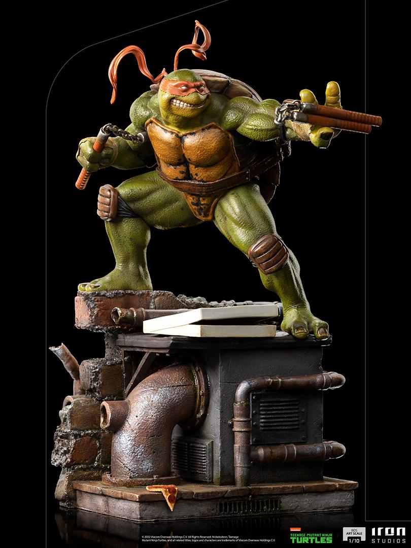TMNT - Michelangelo - Statuette  ArtScale BDS 1/10 26cm - 2