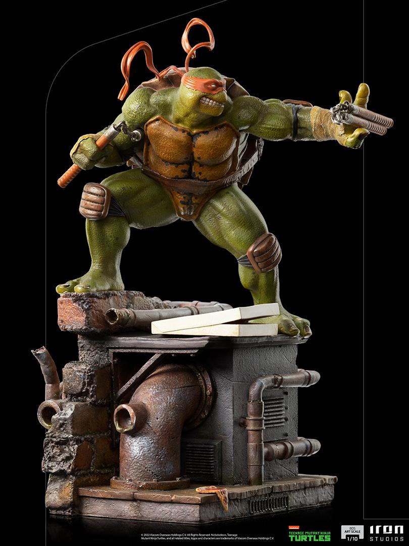 TMNT - Michelangelo - Statuette  ArtScale BDS 1/10 26cm - 3