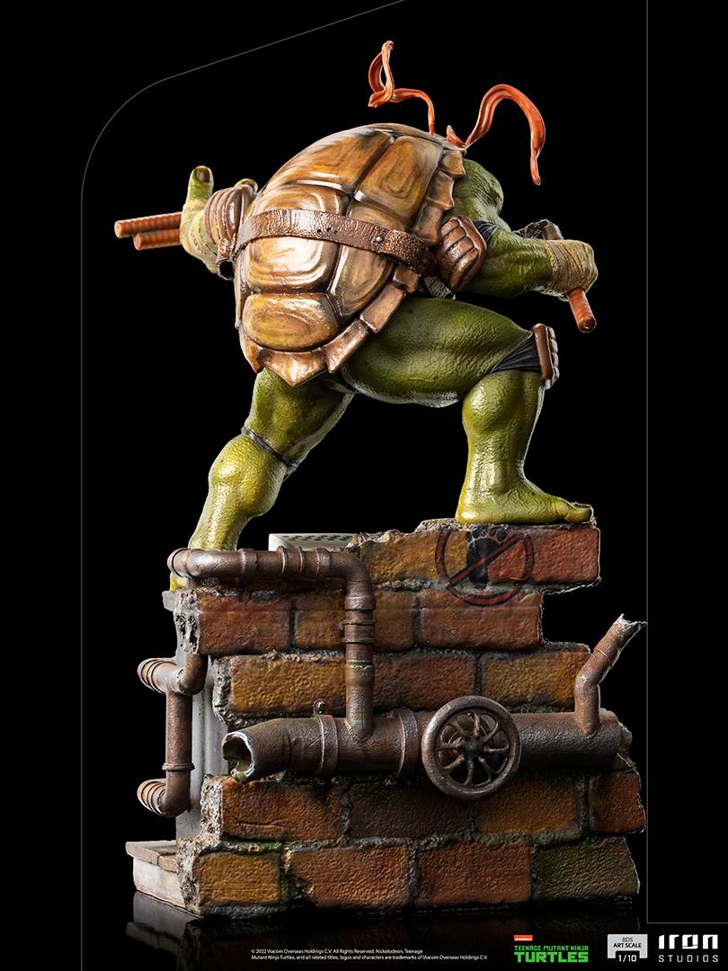 TMNT - Michelangelo - Statuette  ArtScale BDS 1/10 26cm - 4