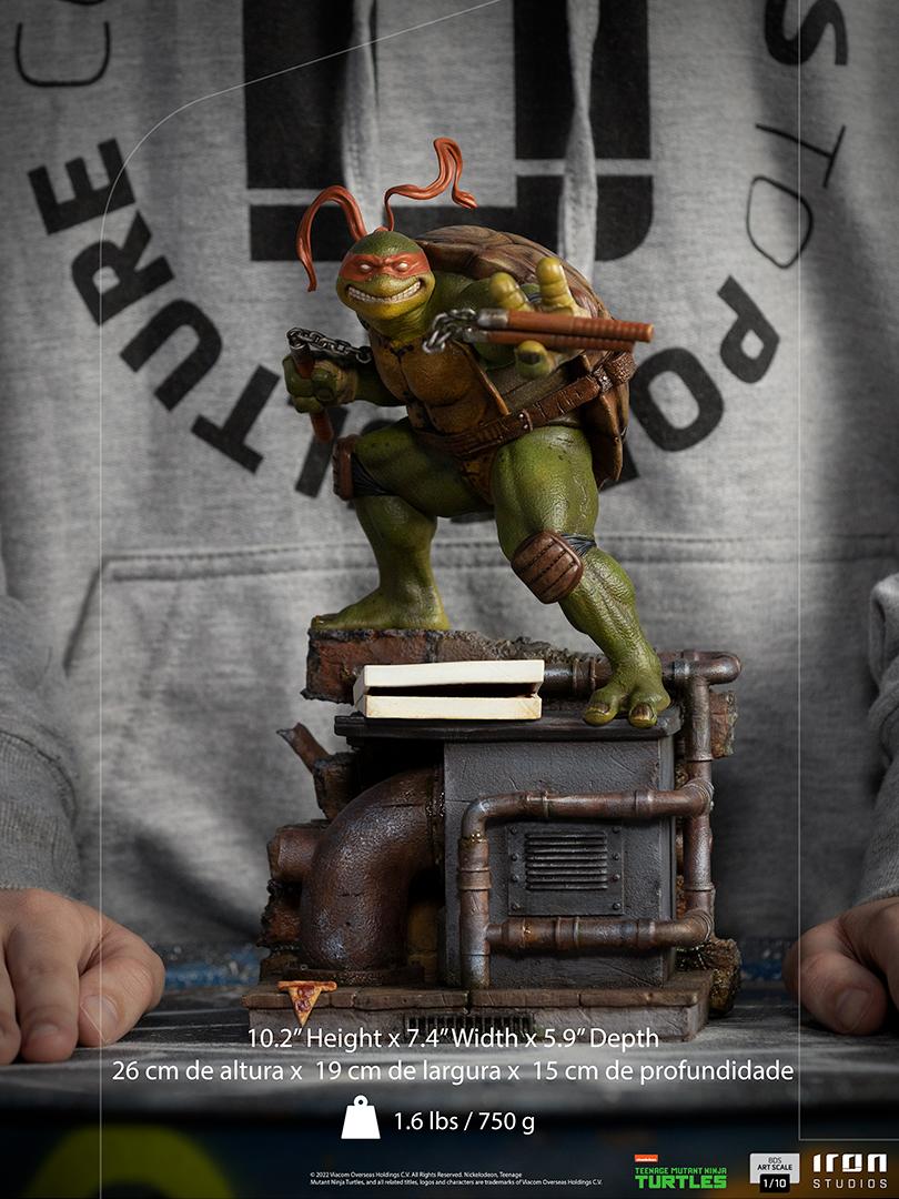 TMNT - Michelangelo - Statuette  ArtScale BDS 1/10 26cm - 5