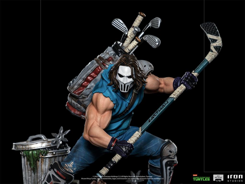LES TORTUES NINJAS - Casey Jones - Statuette BDS ArtScale 1/10 - 19cm - 3