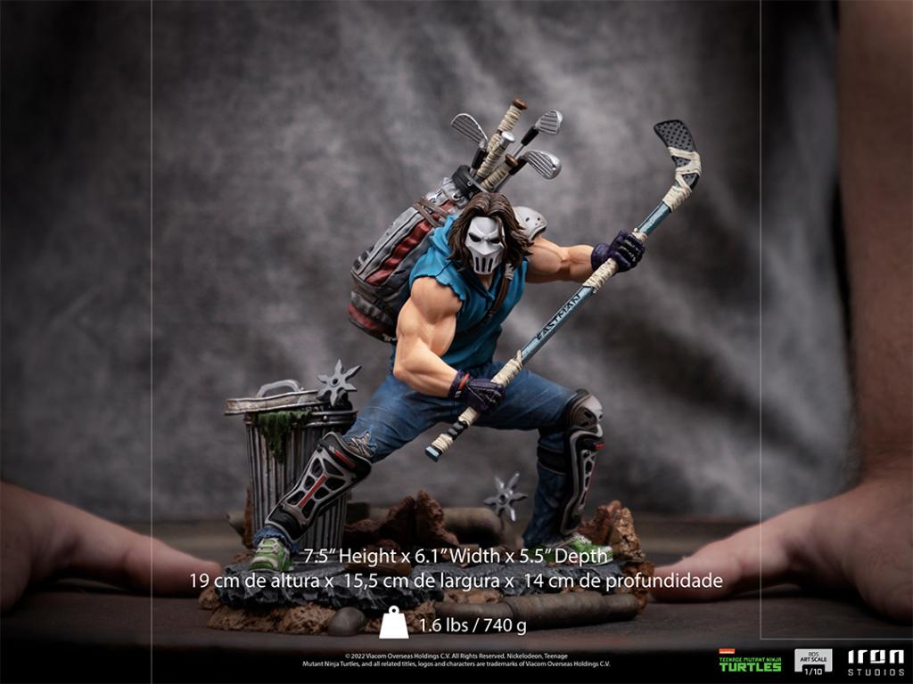 LES TORTUES NINJAS - Casey Jones - Statuette BDS ArtScale 1/10 - 19cm - 6
